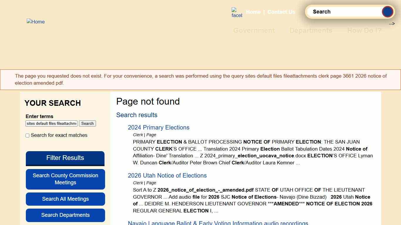 Page not found San Juan County UT